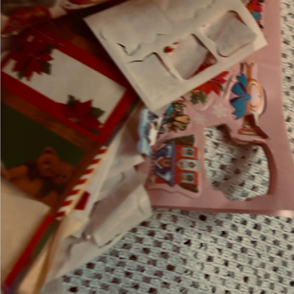 Full Box of Holiday/Christmas Tags And Holiday/Christmas Stickers - Vintage - Picture 8 of 11